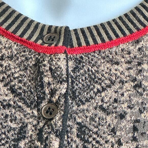 Anthropologie AldoMartins 12 Cardigan Sweater Wool Blend‎ Snakeskin print - Picture 11 of 12